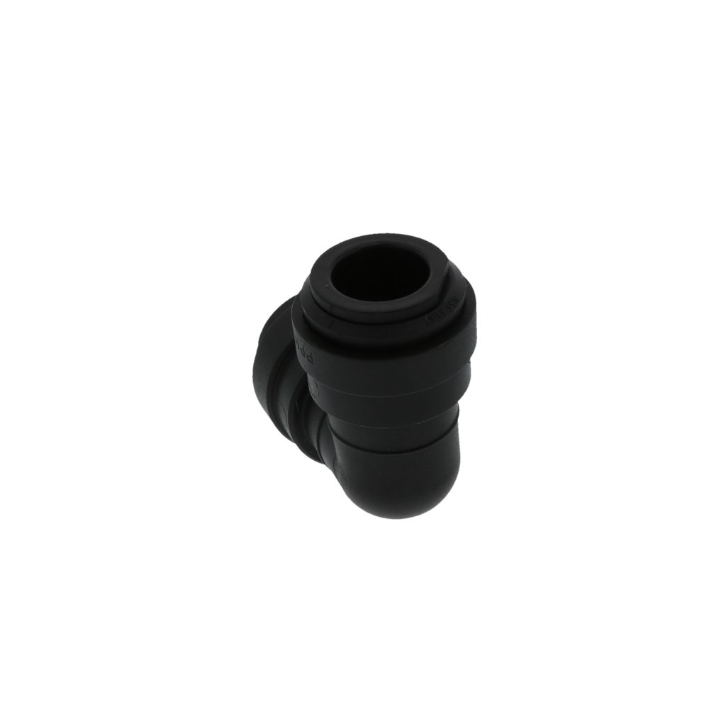 John Guest Union Elbow Black Polypropylene - 1/2