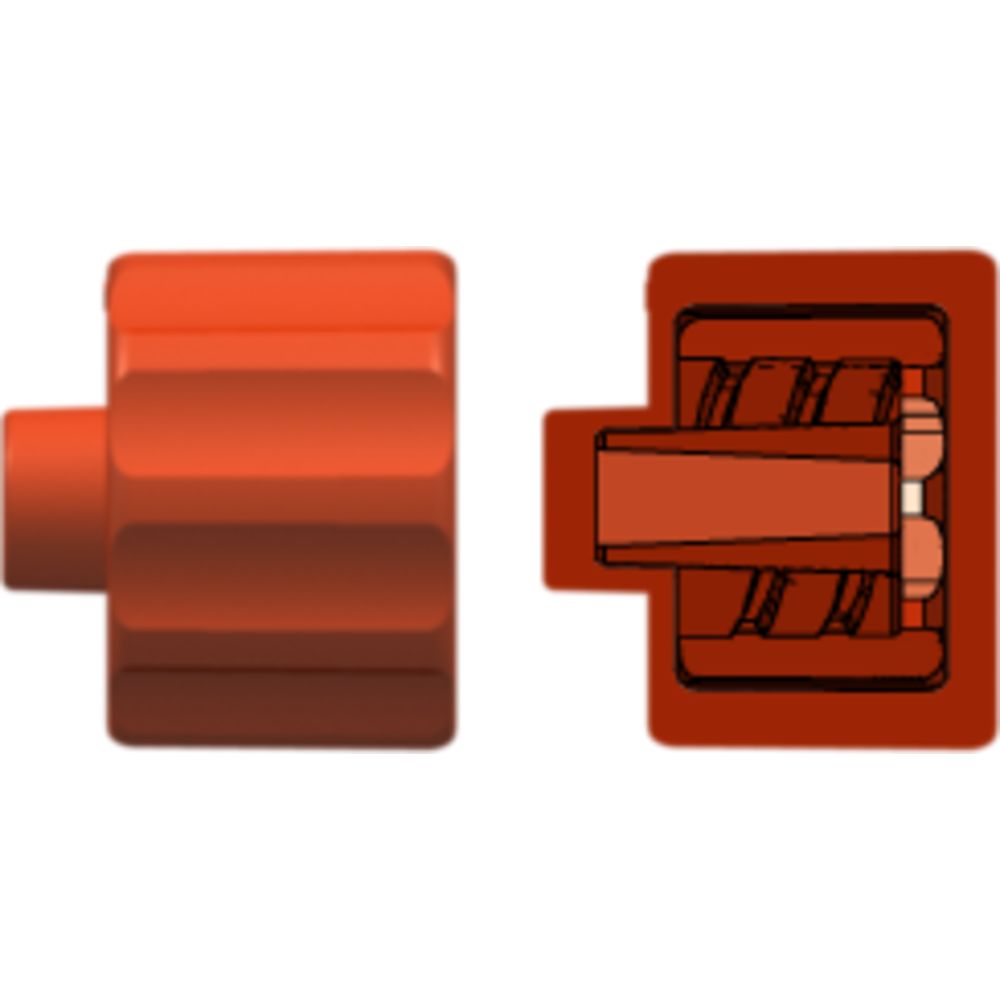 LinkTech Male Luer Integral Lock Ring Plug, Closed at Grip