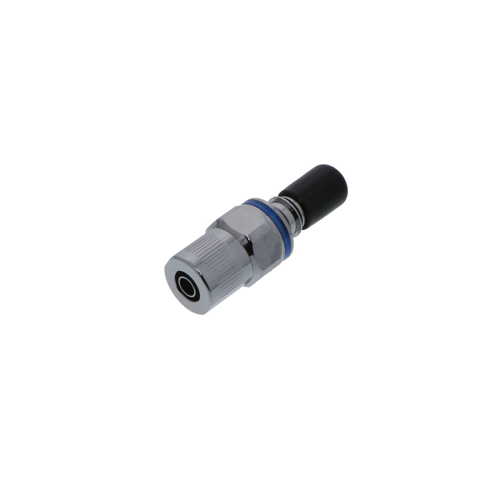 LQ4D20006BLU Valved In-Line 3/8" PTF Liquid Cooling Coupling Insert Cool Blue