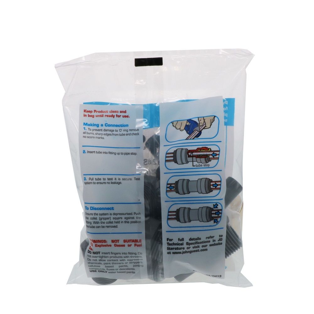 John Guest Stem Adapter NPTF - 1/2 x 1/2 NPTF