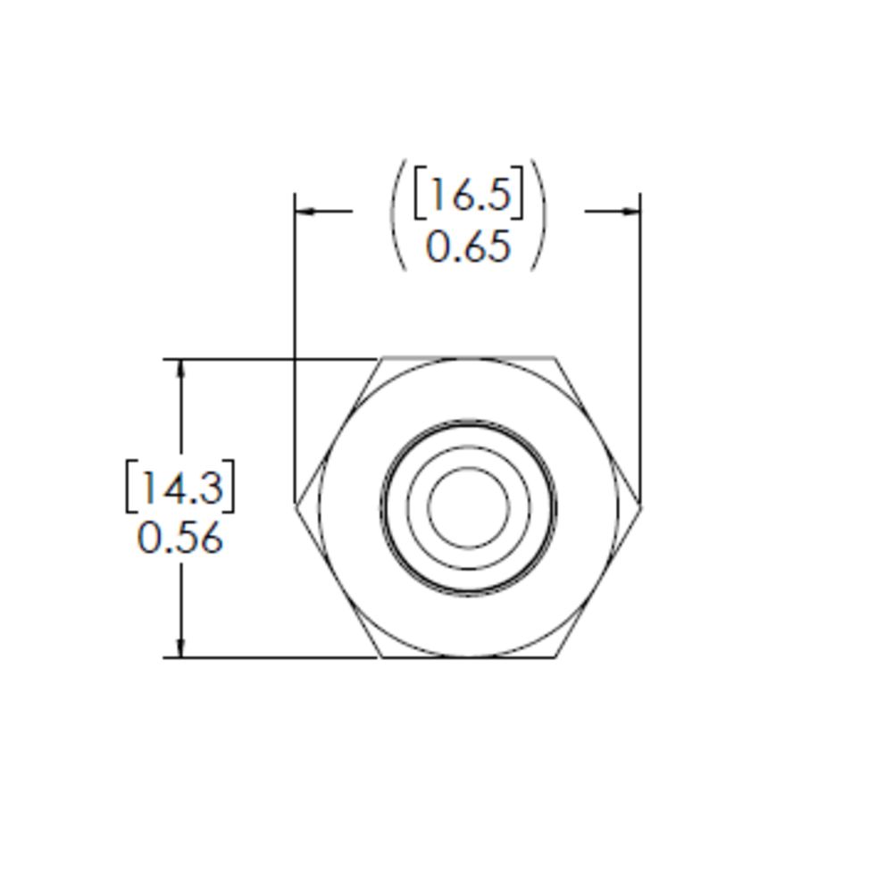 LinkTech 20AC Male Thread Plug, NV, 1/8" MNPT