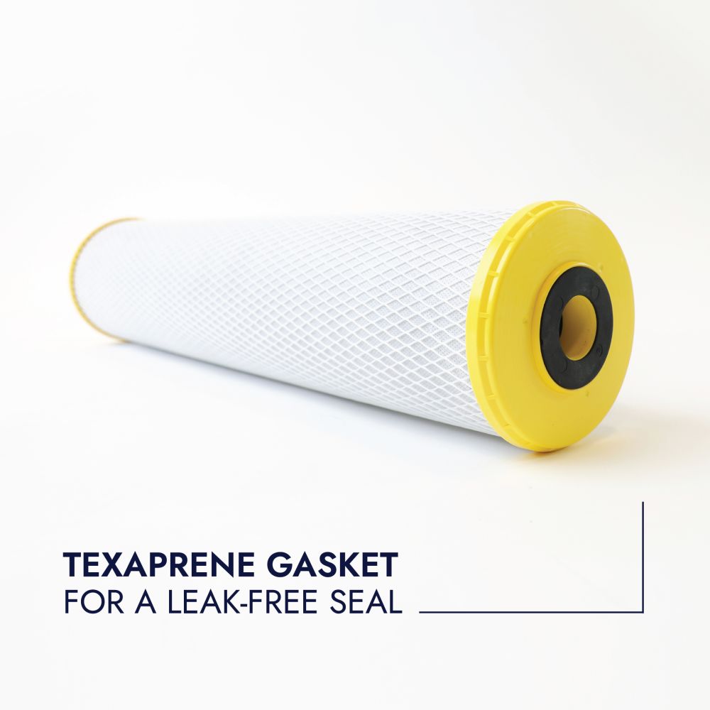 Neo-Pure CHLM-4520 20" x 4-1/2" Chloramine Carbon Block Filter 1 micron