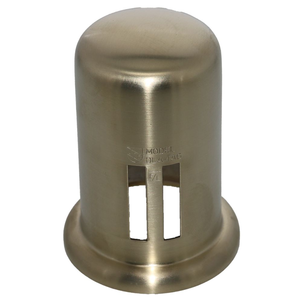 Brass Cover Cap for Twin Inlet Air Gap - Satin Copper
