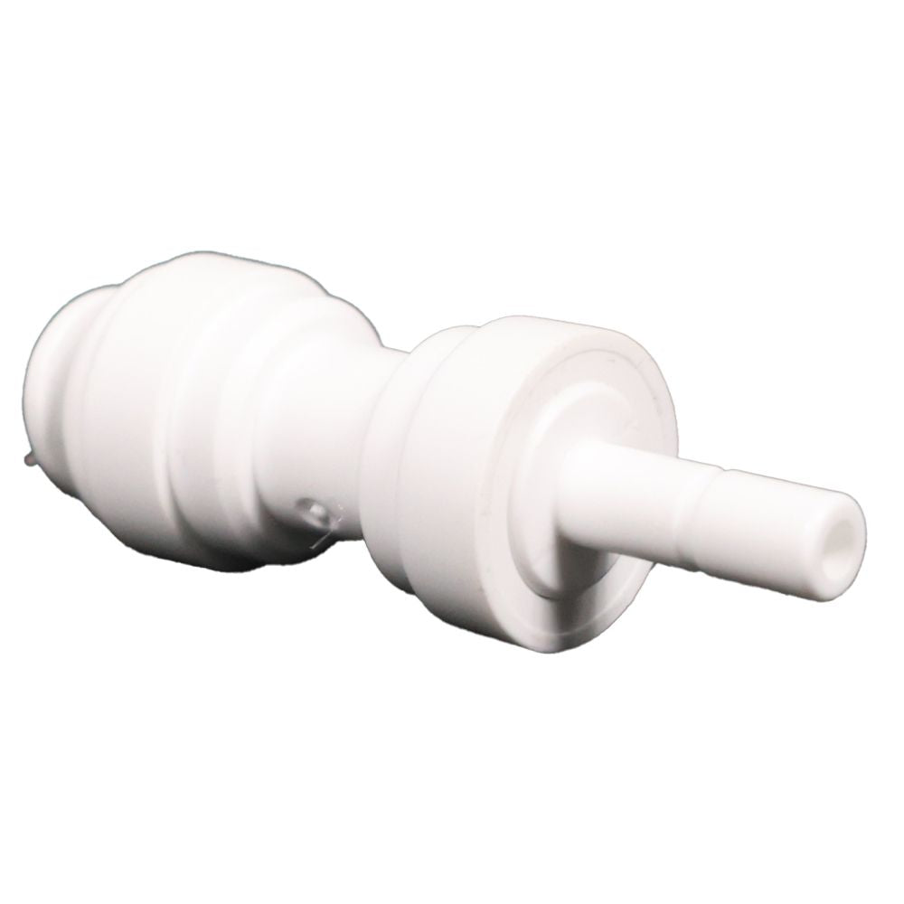 Stem Reducer Check Valve 3/8 OD outlet x 1/4 OD Stem inlet