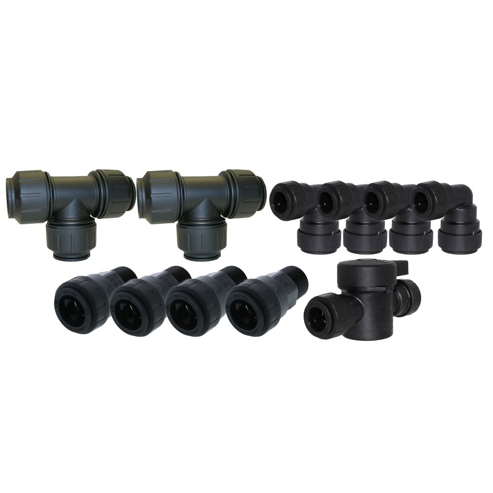 Filter Housing Install Kit - Parallel Flow - 3/4" CTS