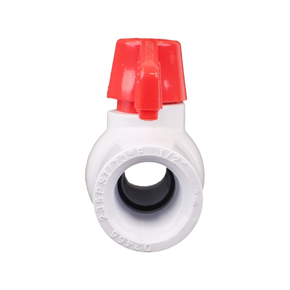 Schedule 40 PVC Molded-In-Place Ball Valve 1/2" FPT