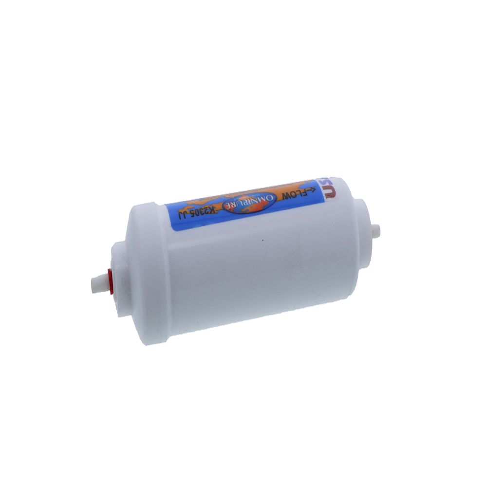 Omnipure Inline K2305-JJ 5 mic Sediment Prefilter - 6" x 2" Filter - 1/4" Quick Connect