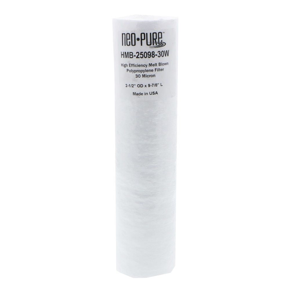 Neo-Pure HMB-25098-30W 9-7/8" High Efficiency Meltblown Filter 30 micron