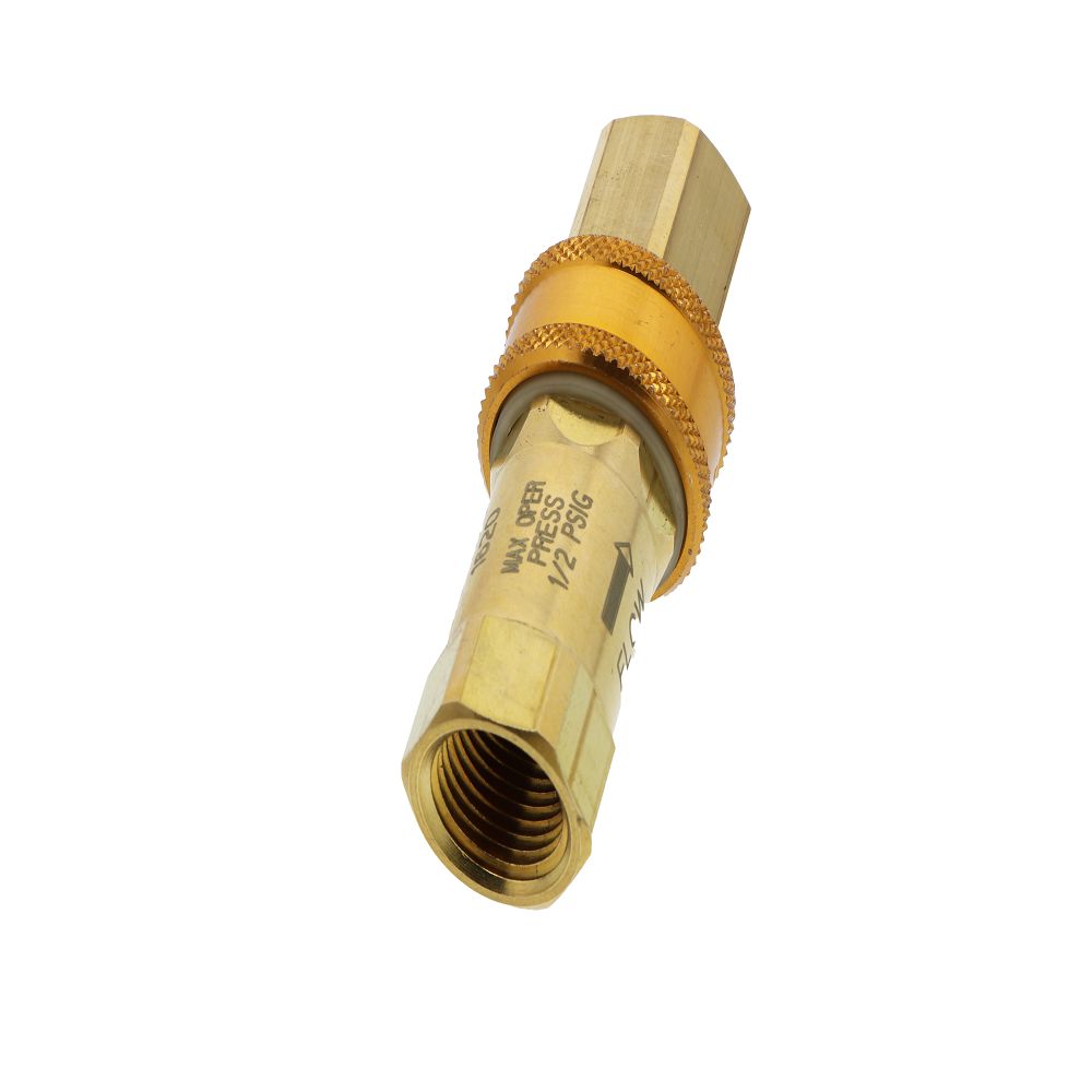 T&S Brass AG-5C Gas Appliance Connectors, Quick Disconnect, 1/2"