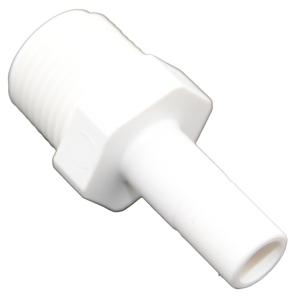 NeoFit - Polypropylene Natural White Stem Adapter 3/8" Stem x 3/8" NPTF