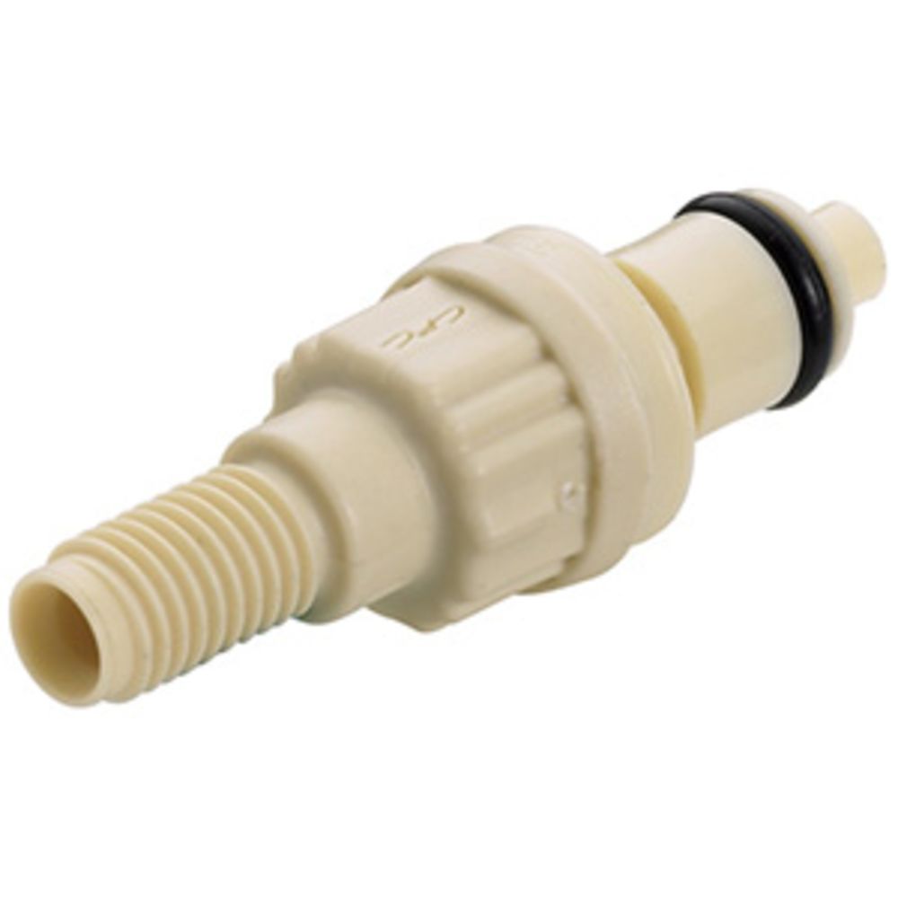 PMCD24042812 Valved Male Thread Coupling Insert 1/4-28 UNF