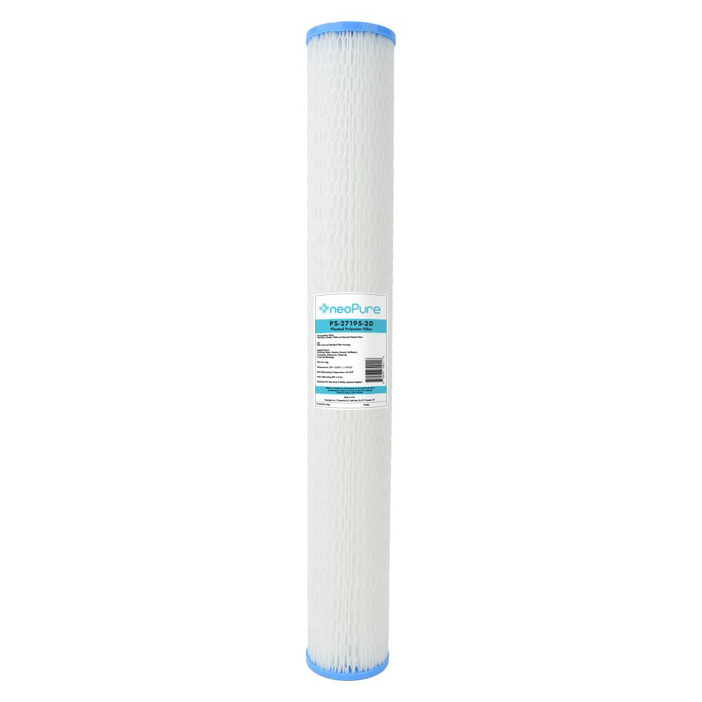 Neo-Pure PS-27195-20 19-1/2" High Efficiency Pleated Filter 20 micron