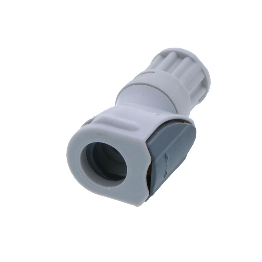 NS1D19042812 Valved In-Line Coupling Body 1/4-28 Flat Bottom Port