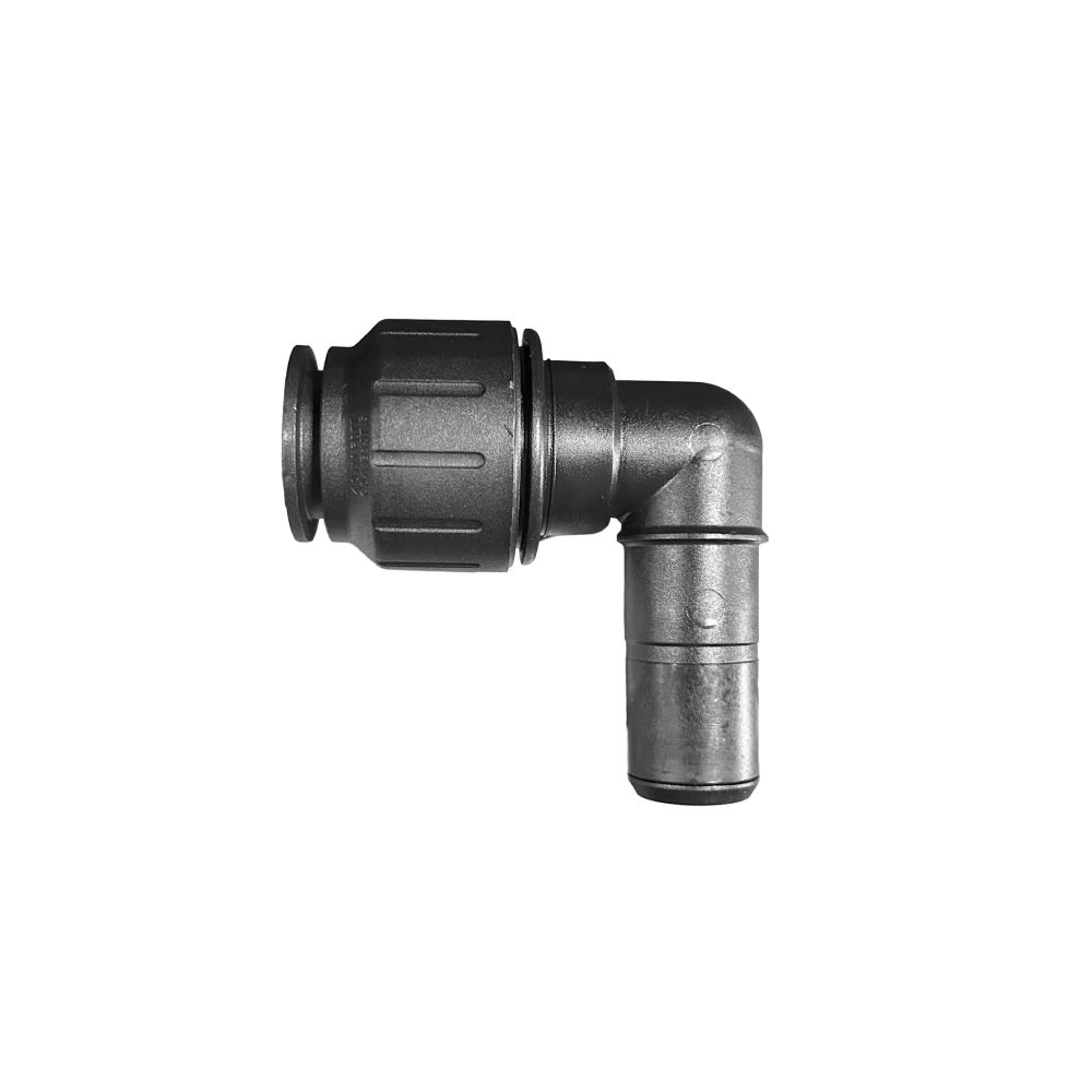 John Guest Black Plug-In Elbow - 3/4 CTS x 3/4 Stem
