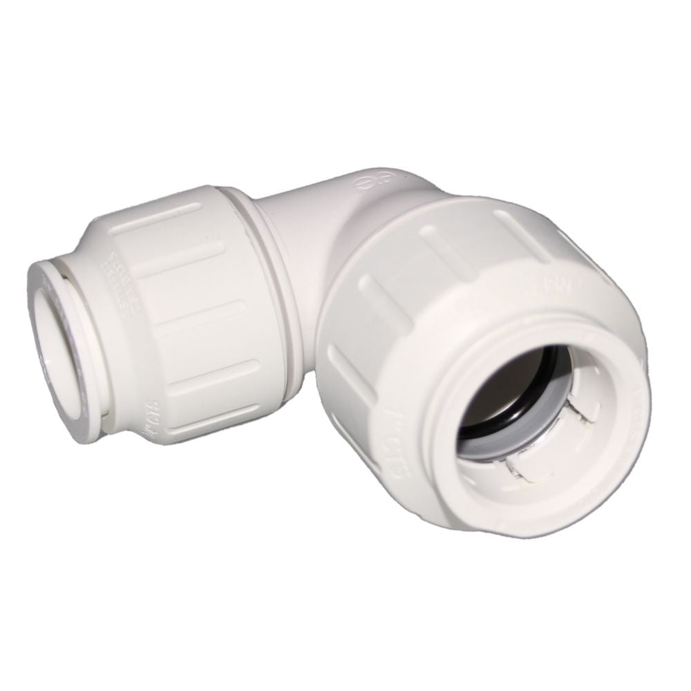John Guest Reducing Union Elbow - 1 CTS x 3/4 CTS