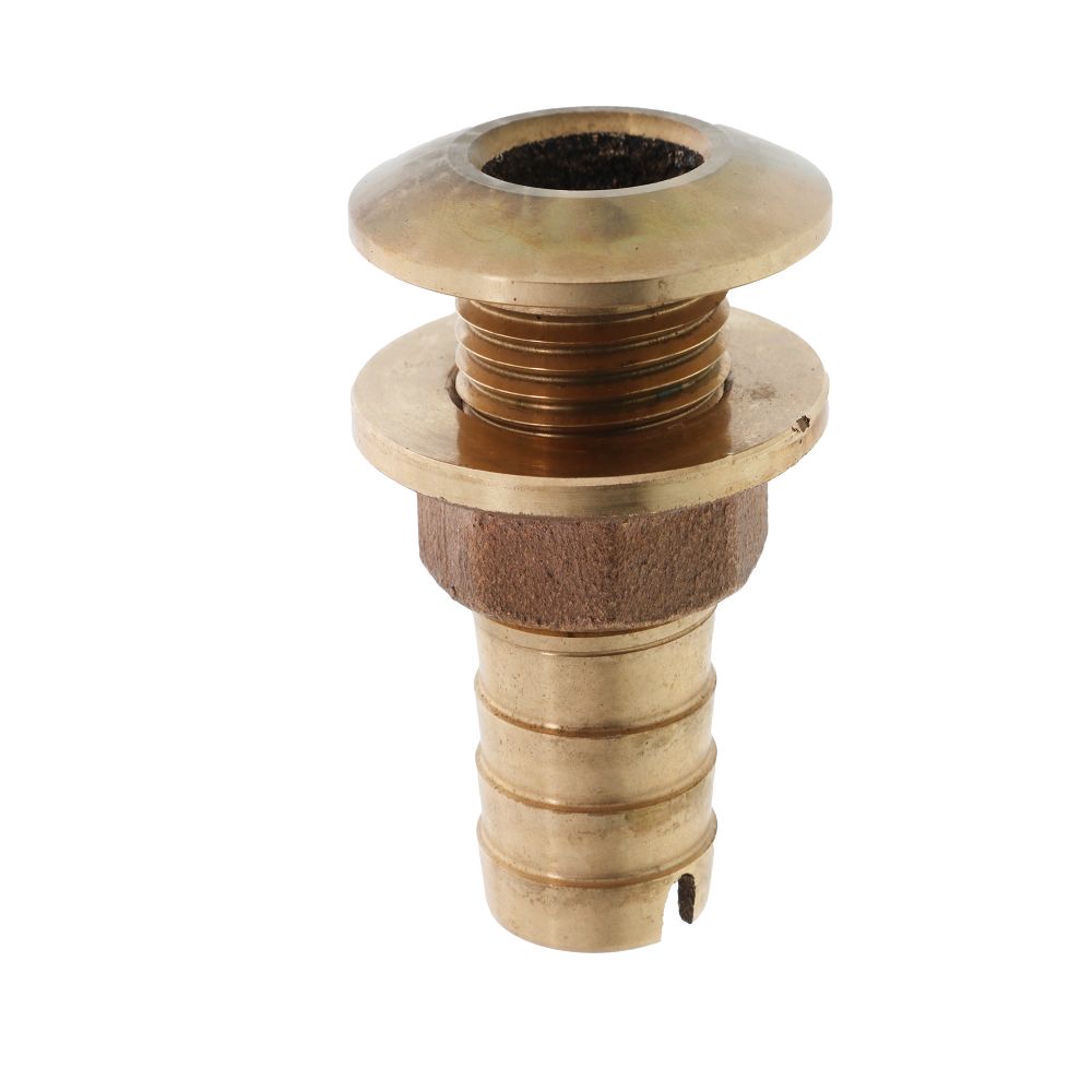 Watts Marine Bronze Barbed Thru-Hull Fitting With Nut - 1-1/8"