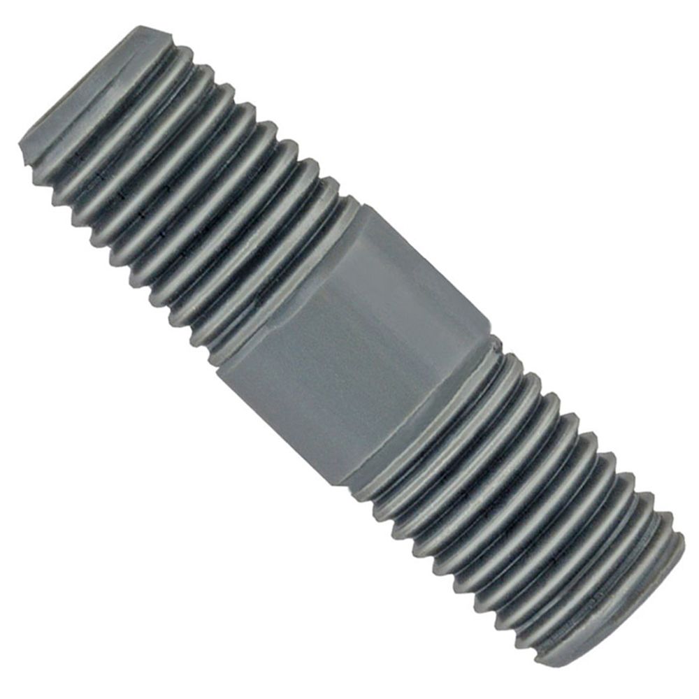 Schedule 80 PVC Nipple 1/4" MIP x 1-1/2"