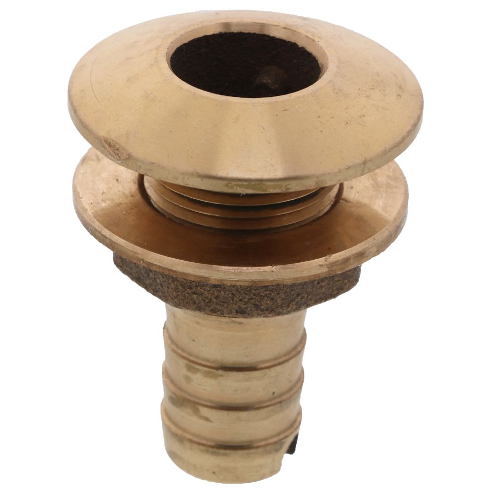 Watts Marine Bronze Barbed Thru-Hull Fitting With Nut - 3/4"