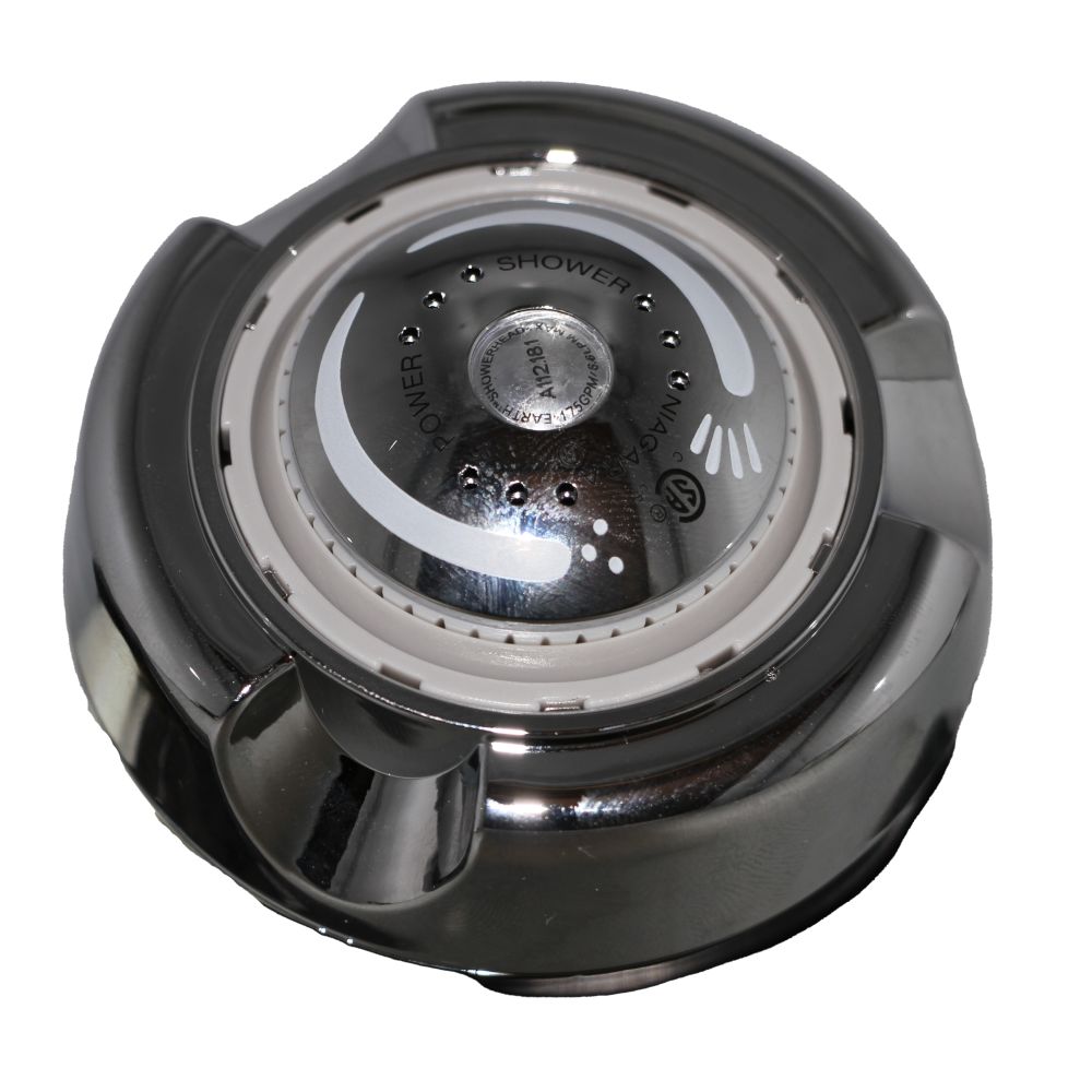Niagara Conservation Wall Mount Adjustable Fixed Shower Head in Chrome by Pentair