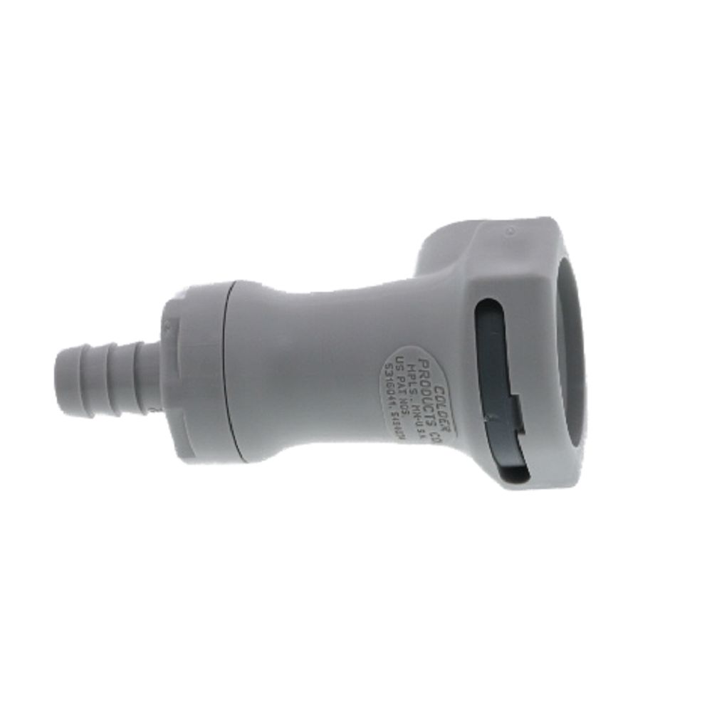 60600 NSF Valved In-Line Hose Barb Coupling Body 3/8 ID Barb