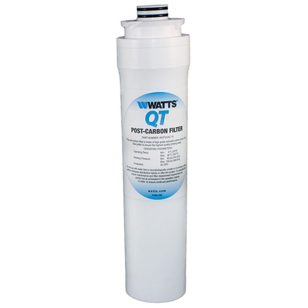 Watts WQTCGAC-10 QT Quick Twist GAC Carbon Postfilter