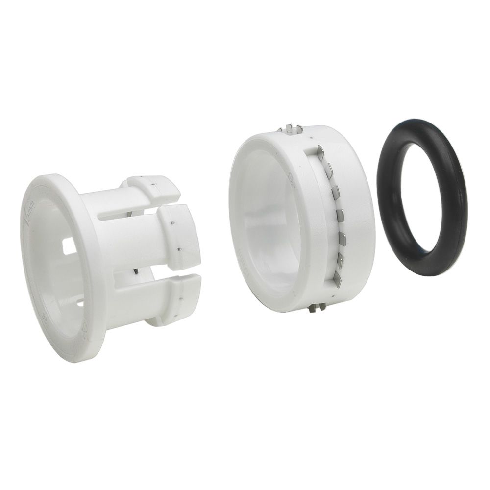 John Guest Plastic Half Cartridge - 1/4 White Single Nitrile O-ring