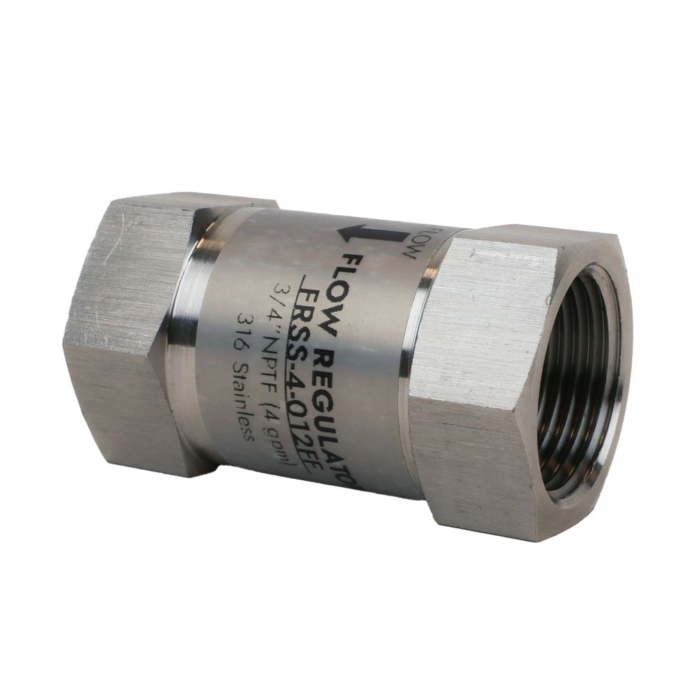 Neo-Pure Stainless Steel Flow Control 4 GPM SS - 3/4 FPT