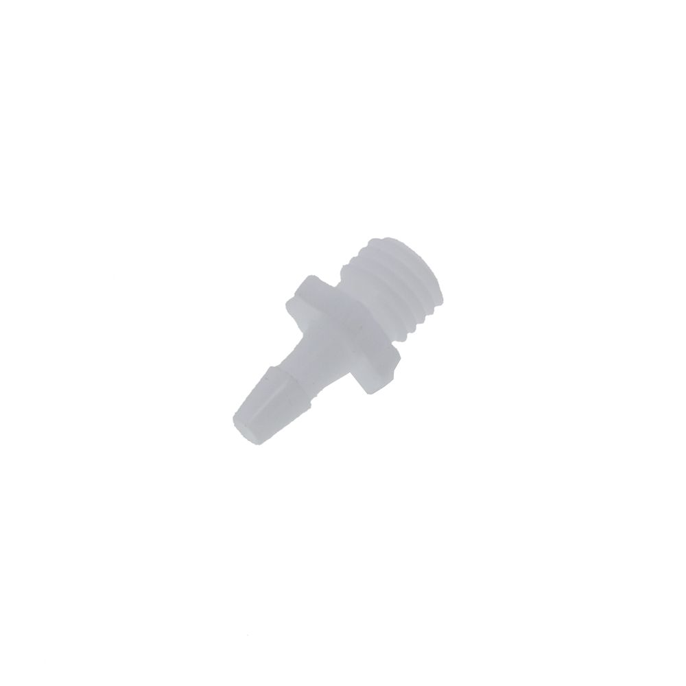 FitQuik Acetal Screw Type Blood Pressure Connector - 5/16 UNF x 1/8 ID Barb