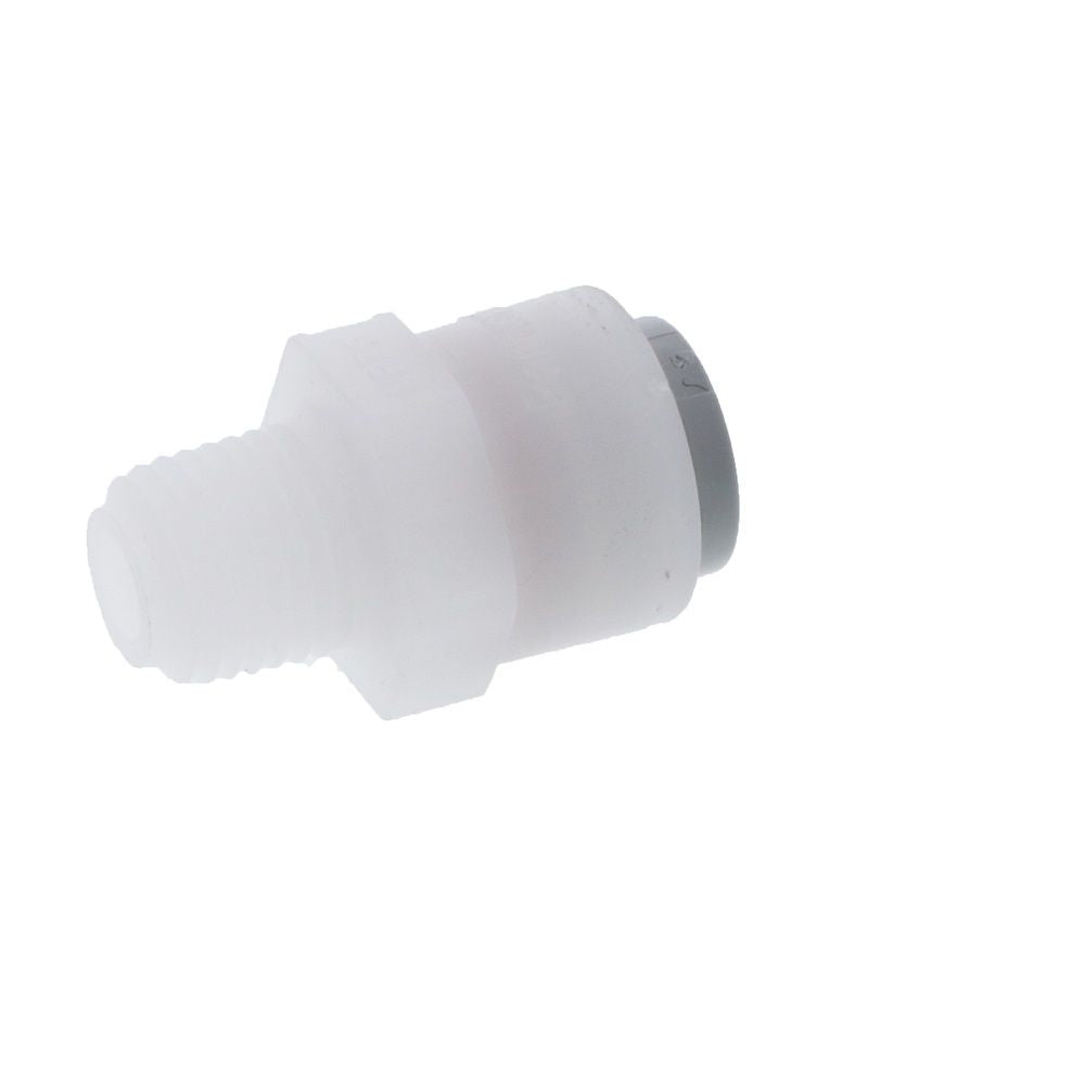 Kynar PVDF Male Connector - 3/8 x 1/4 NPTF