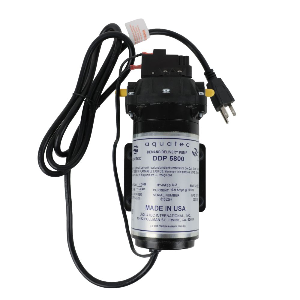 Aquatec 5853-7E12-J524 Pump 1.7 GPM, 3/8"JG, 115V