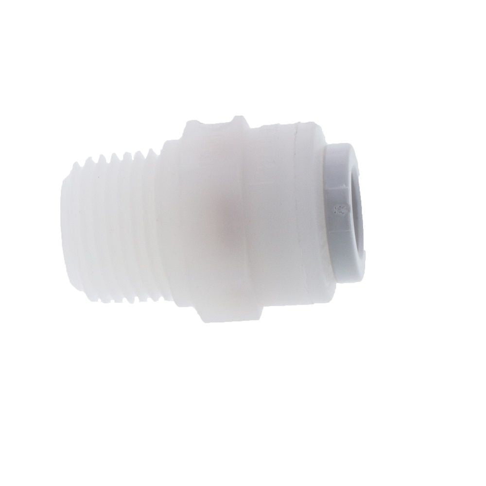 Kynar PVDF Male Connector - 3/8 x 3/8 NPTF