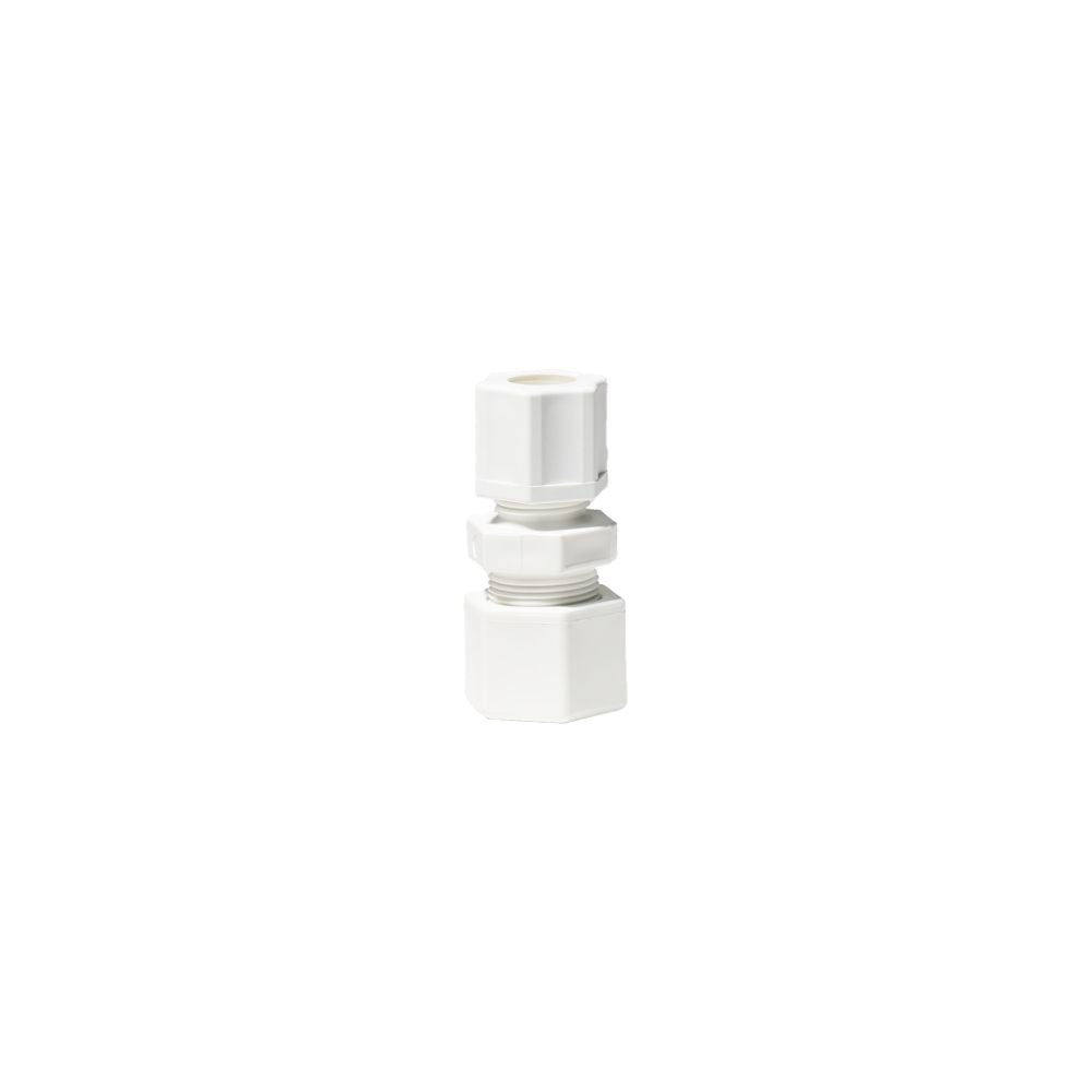 JACO 15-10-8-P-PG Polypropylene Reducing Union 5/8 OD Tube x 1/2 OD Tube