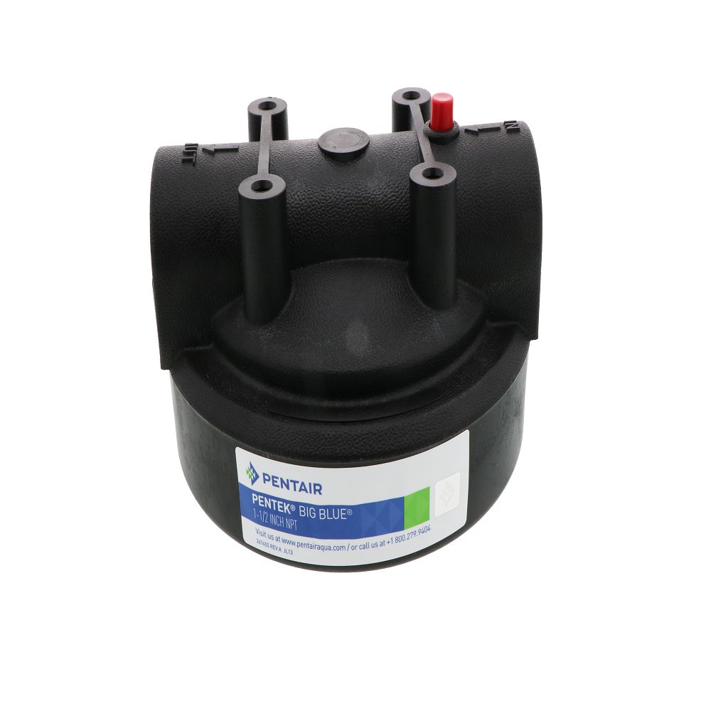 Pentek Black HFPP Cap w/ PR for Big Blue Housings