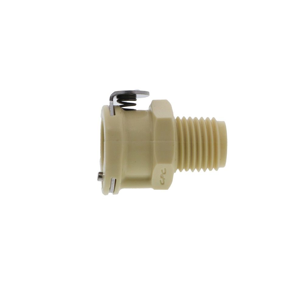 PLCD1000412 Valved Male Thread Coupling Body 1/4 NPT