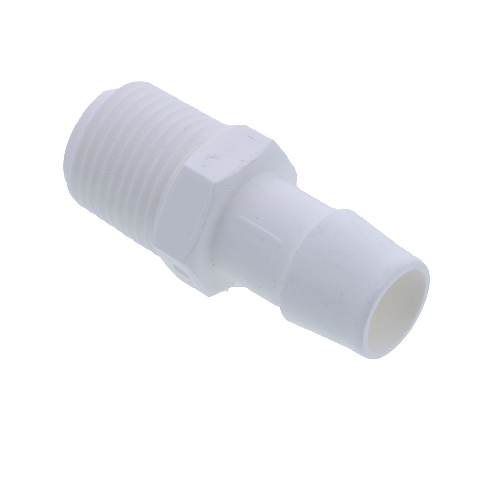 Male Barb Connector Polypropylene - 5/8 ID Barb x 1/2 MNPT