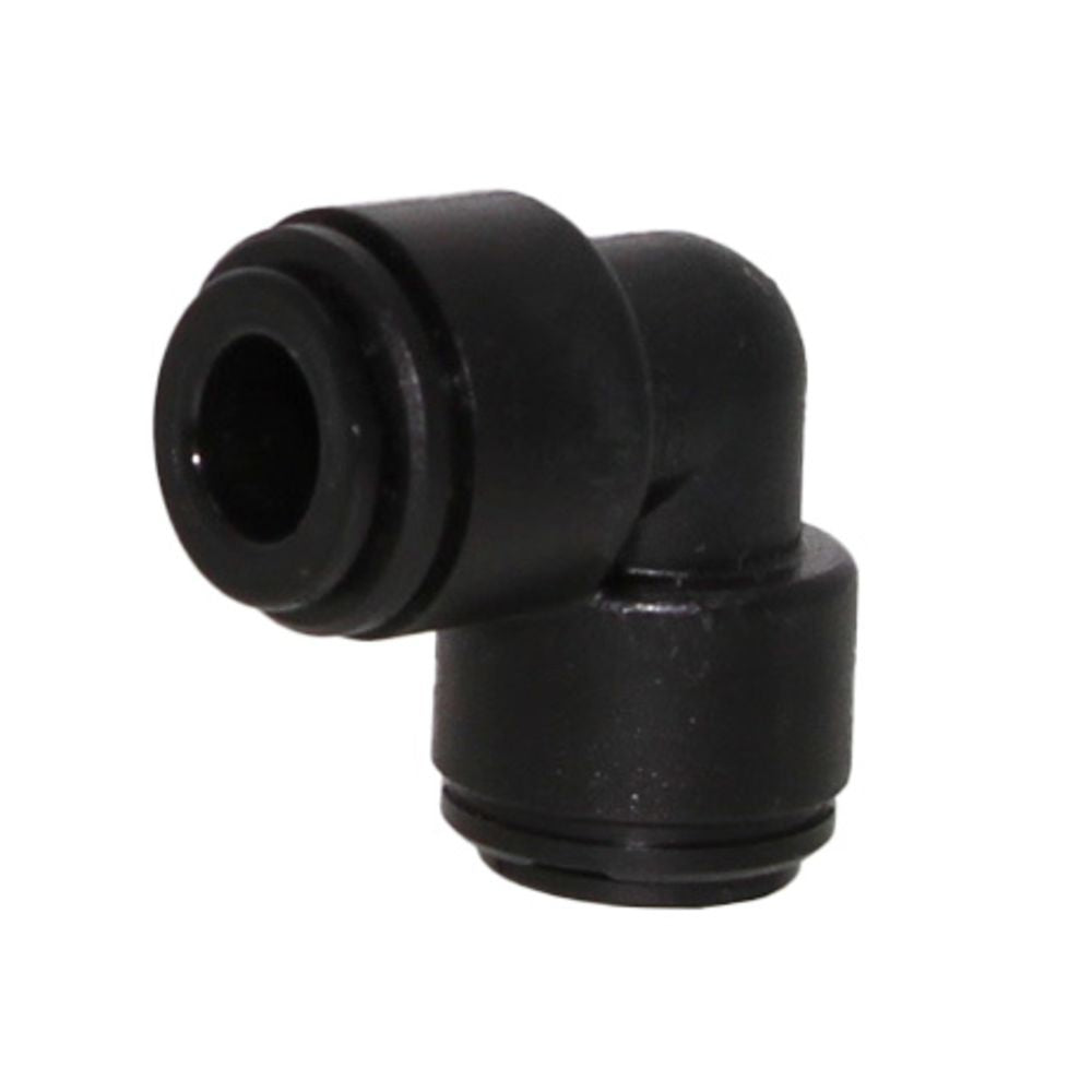 John Guest Union Elbow BLACK ACETAL - 8mm