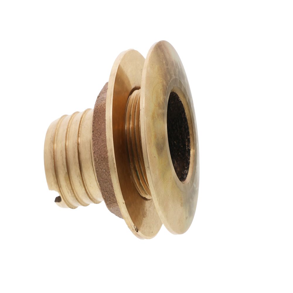 Watts Marine Bronze Barbed Thru-Hull Fitting With Nut - 1-1/8"
