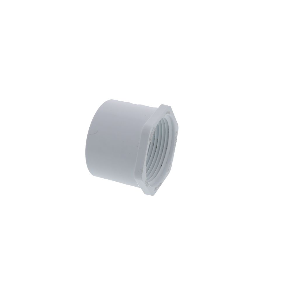 Schedule 40 PVC Bushing 1-1/2" SPIGOT x 1-1/4" FPT