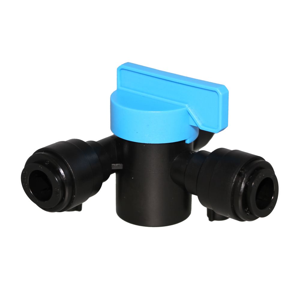 NeoFit - Acetal Black Tee Valve 3/8"tube