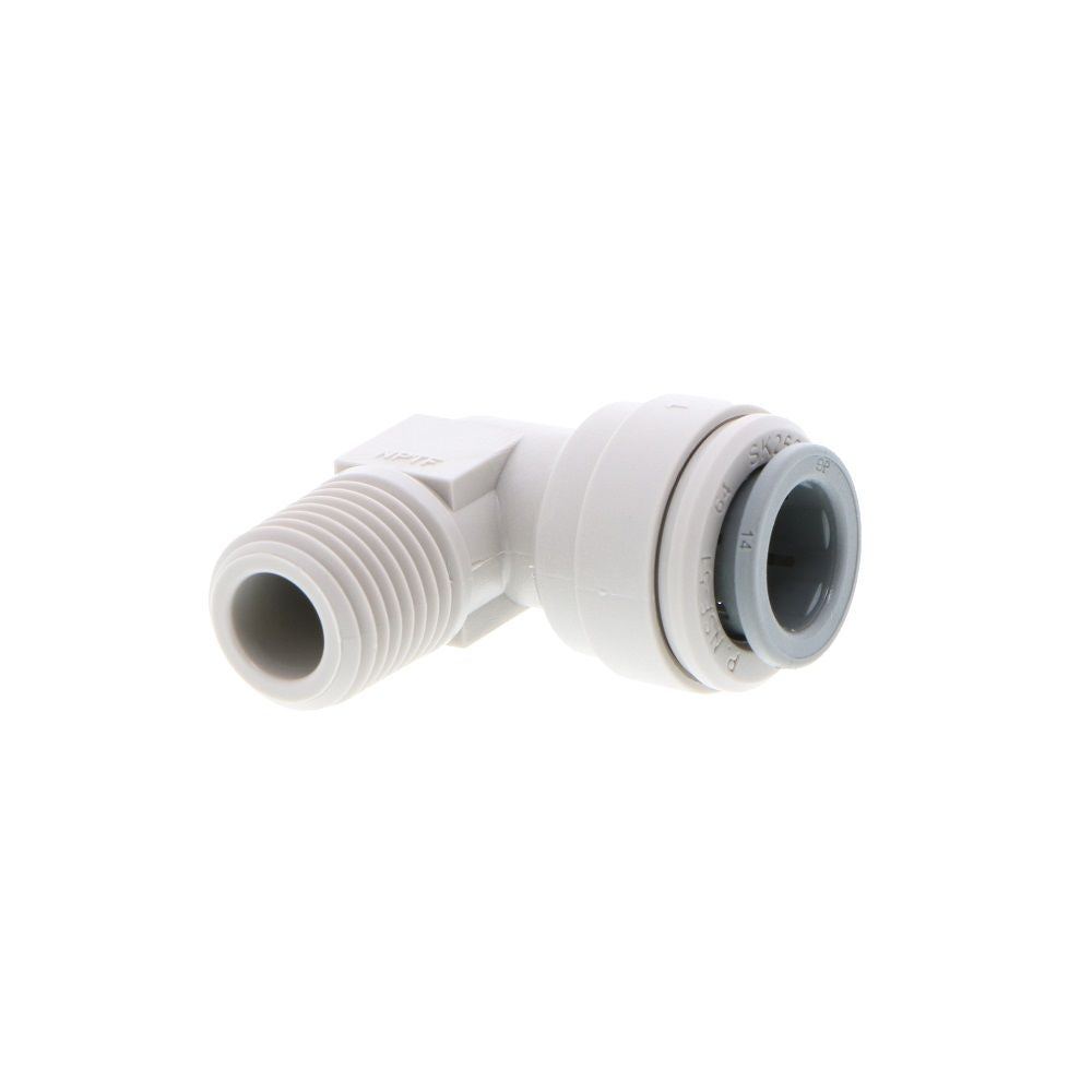 John Guest Fixed Elbow NPTF - 3/8 x 1/4 NPTF