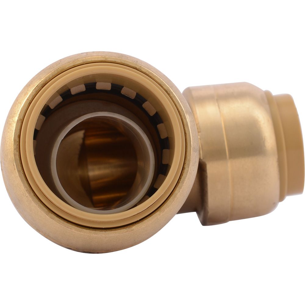 SharkBite® U274LF Lead-Free Brass Push-to-Connect Reducing Elbow - 3/4" x 1/2"