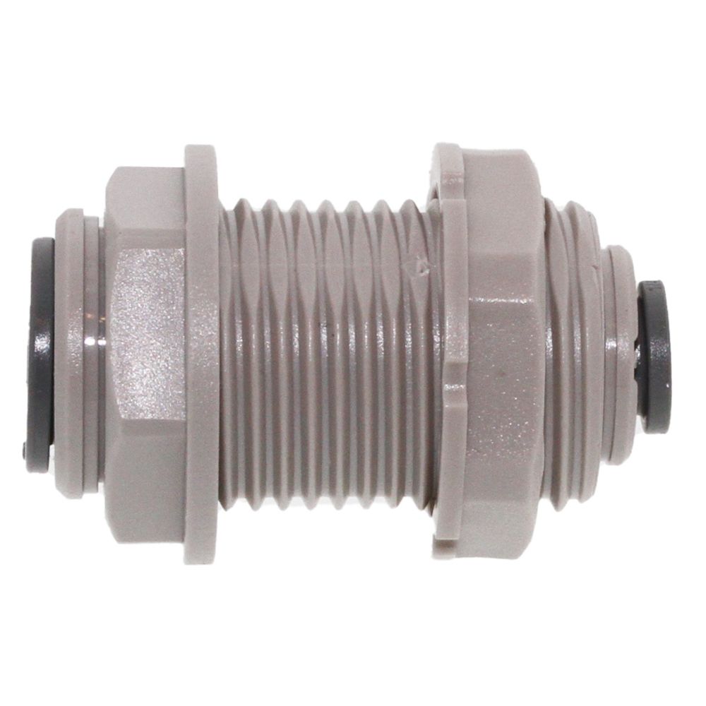 John Guest Bulkhead Union - 1/4 x 1/4