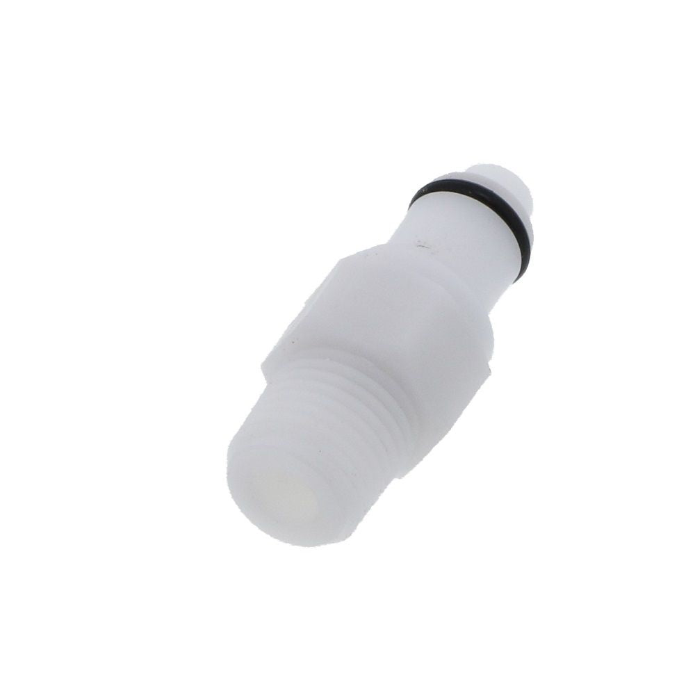 PLCD24004BSPT Valved Male Thread Coupling Insert 1/4 BSPT