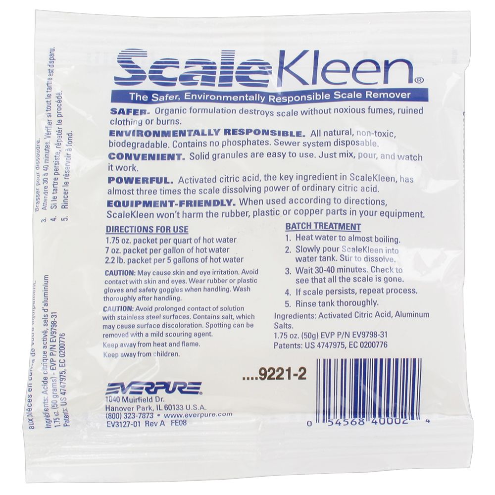Everpure EV9798-31 ScaleKleen 1.75 oz. package