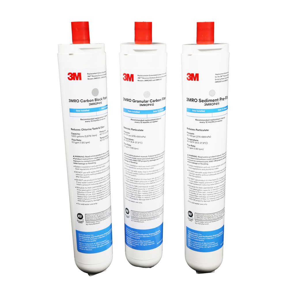 Water Factory Systems SQC4 Replacement Prefilter and Postfilter Kit