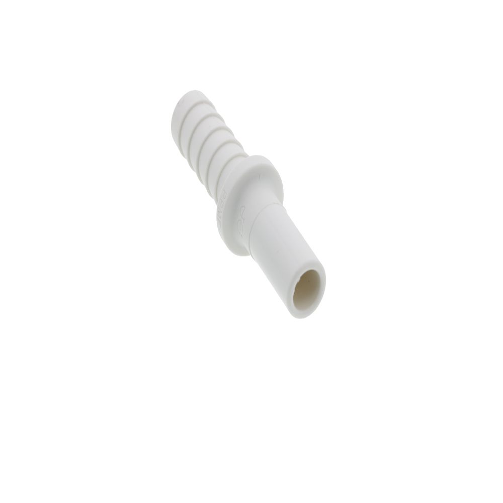 John Guest Polypro Tube to Hose Stem - 3/8 OD Stem x 3/8 ID Barb
