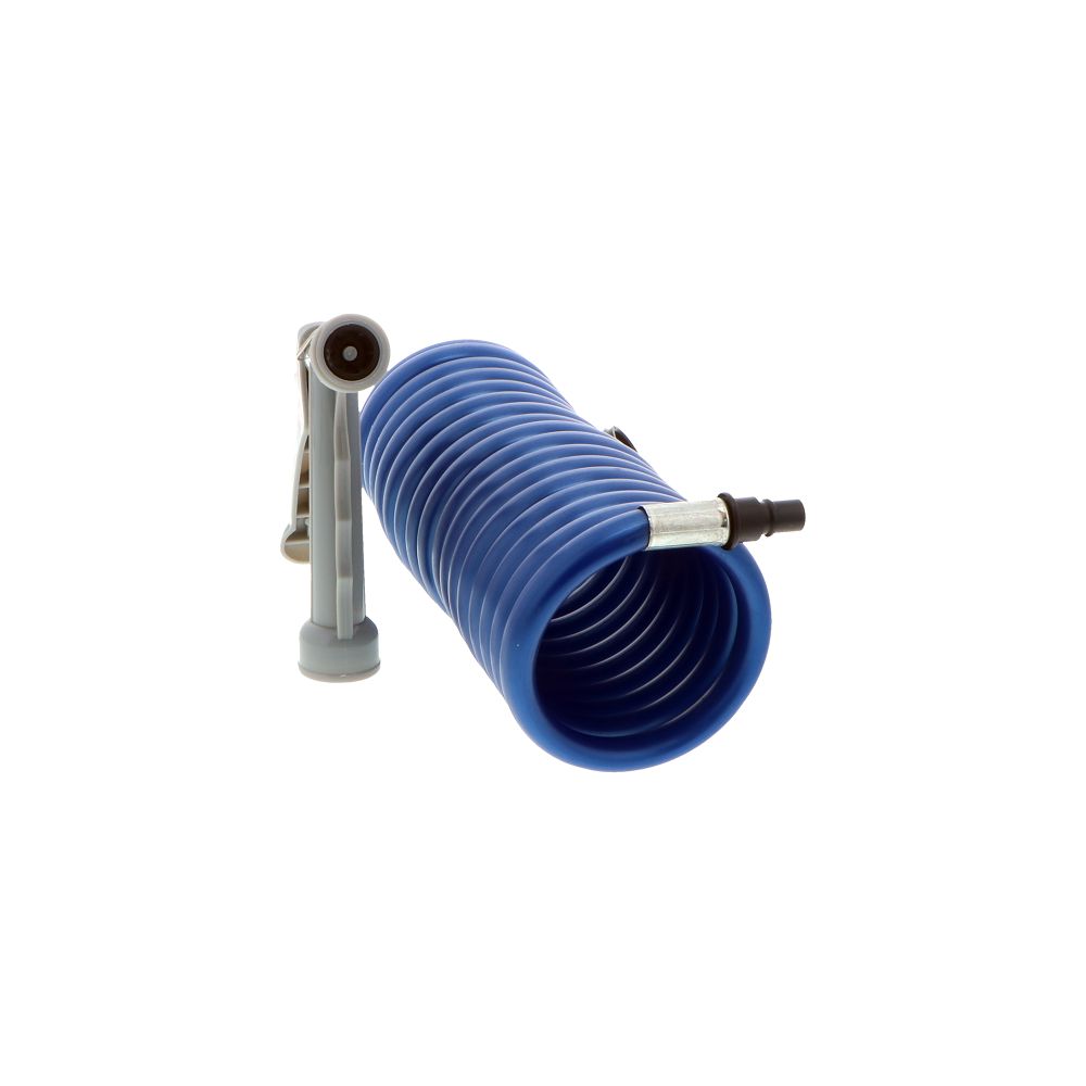 Watts AquaLock/SeaTech - SC15203B Supercoil Hose 15' BLUE with Speed-Tap Hose Adaptor