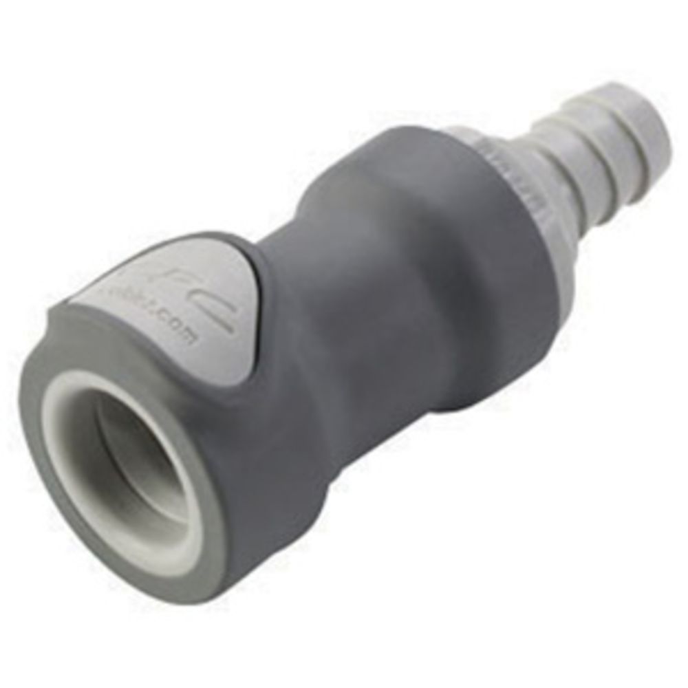 NS4D17006 Valved In-Line Hose Barb Coupling Body 3/8 ID Barb