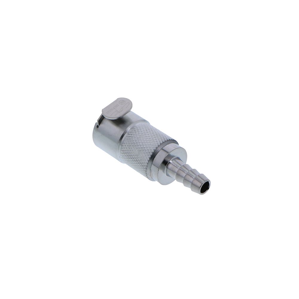 70800 NSF Valved In-Line Hose Barb Coupling Body 1/4 ID Barb