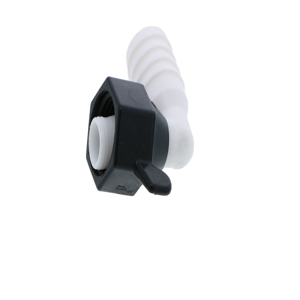 SHURflo 234-3946 Wingnut Swivel Elbow 1/2 FNPT x 3/4 BARB Poly